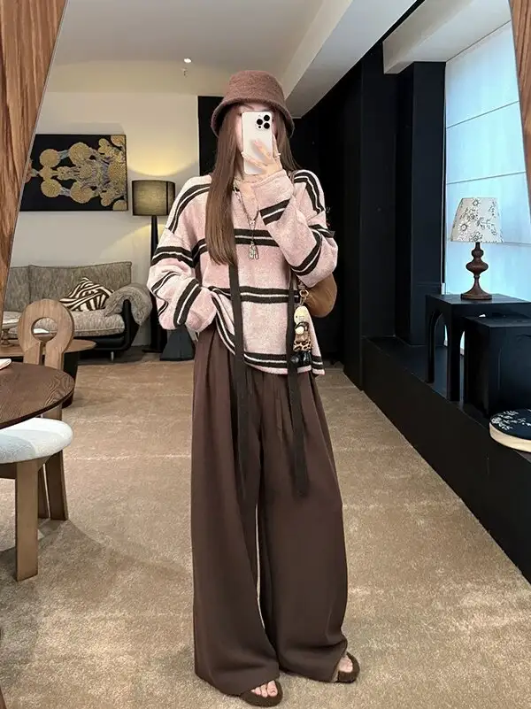 스트라이프 마해어 울 니트 상세 이미지 6
