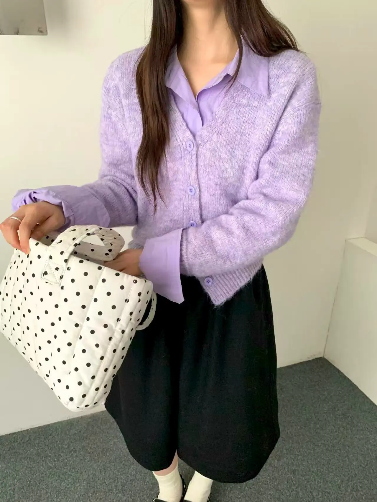 한국인기 레트로 러블리 마해모 가디건 상세 이미지 2