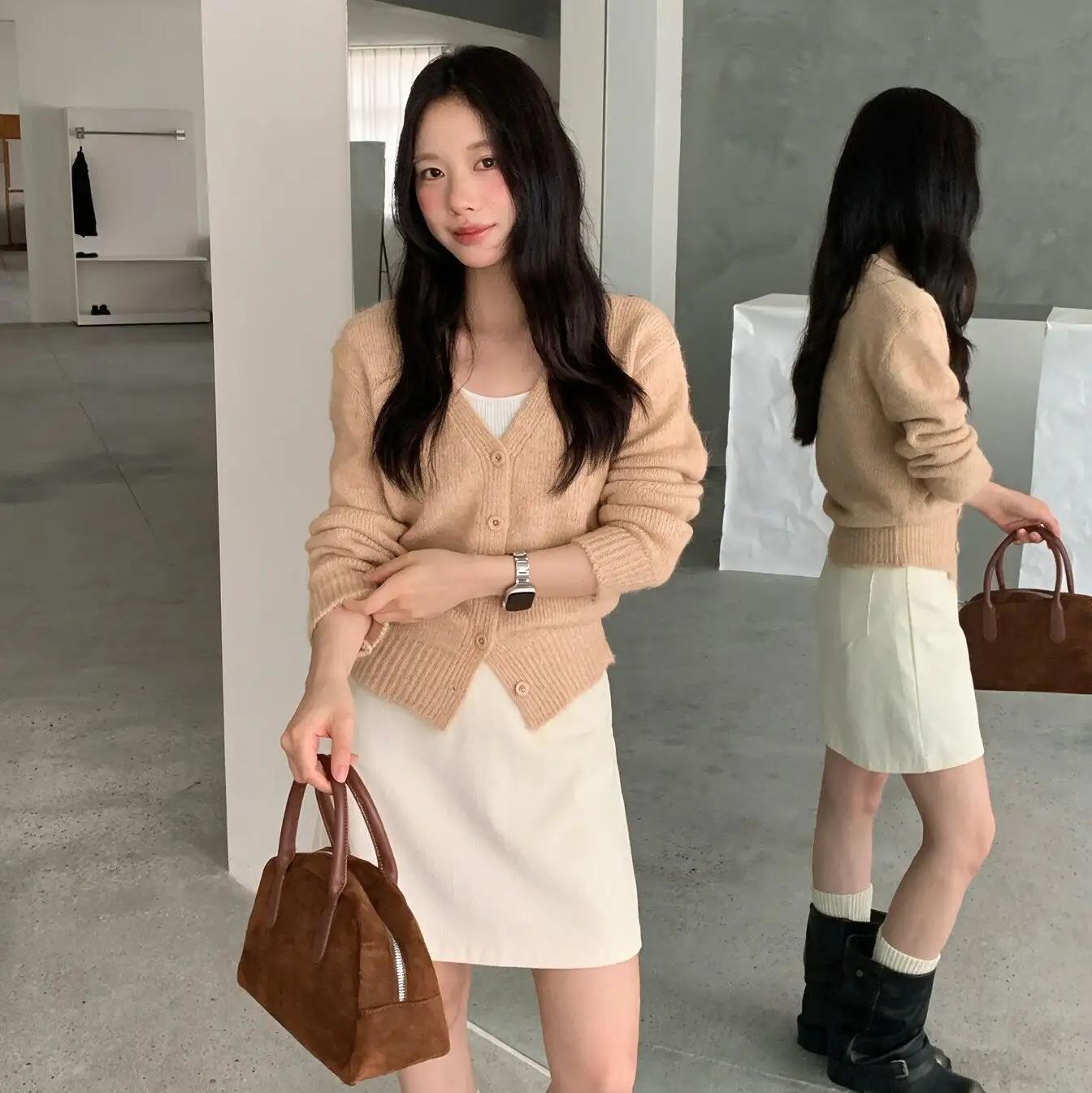 한국인기 레트로 러블리 마해모 가디건 상세 이미지 4