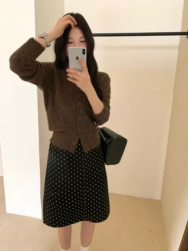 한국인기 레트로 러블리 마해모 가디건 상세 이미지 5