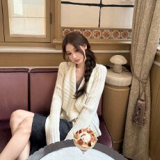 批发大翻领羊毛混纺复古不规则针织<b class='q'>毛衣</b>长袖开衫女秋冬季时尚慵懒外套