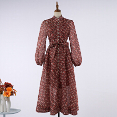 批发实拍奢华42色钉钻系带超修身大摆型丝麻长款<b class='q'>连衣裙</b>配<b class='q'>吊带</b>