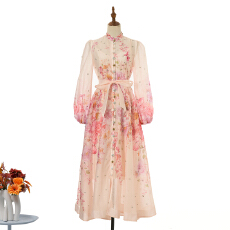 批发实拍新款定位花钻石长款大裙摆连衣裙 2 件套2 色