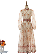 批发<b class='q'>实拍</b>新款定位花两件套长款连衣裙