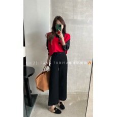 批发IEZ加绒牛仔裤70019<b class='q'>冬</b>新款加厚植绒奶奶裤高腰四面弹保暖直筒裤女