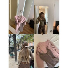 批发复古韩风chic秋冬2025新款vintage撞色<b class='q'>吊带</b>两件套<b class='q'>打底衫</b>上衣女潮