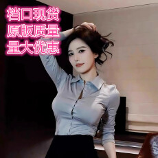 批发法式高级感成熟御姐<b class='q'>衬衫</b>女春季新款气质性感修身长袖<b class='q'>职业</b>通勤<b class='q'>衬衣</b>
