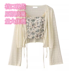 批发超仙防晒<b class='q'>蕾丝</b>开衫外套女夏薄款网纱上衣<b class='q'>罩衫</b>配吊带裙外搭短款上衣