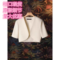 批发短款<b class='q'>小</b>坎肩<b class='q'>披肩</b>短袖外套女西装罩衫夏季配吊带连衣裙外搭罩衫开衫