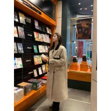 批发高级感呢子大衣女2025秋<b class='q'>冬</b>季新款毛呢外套小个子韩系慵懒风中长款