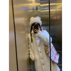 批发原版加厚夹棉 有内里 大衣秋冬加厚宽松羊羔毛长款环保毛毛外套女