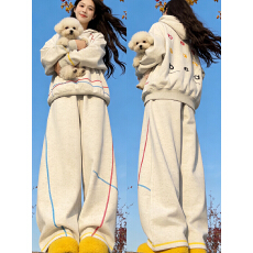 批发休闲运动套装女<b class='q'>秋</b>冬卫衣卫裤学生韩版宽松两件套