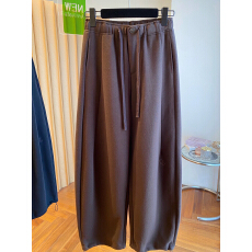 批发华棉复真超】特大码300斤抽绳束脚卫裤女冬加绒长裤