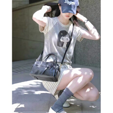 批发原版质量 仿棉罗纹色织条纹撞色抽绳短裤女<b class='q'>夏季</b><b class='q'>运动包</b>臀三分裤