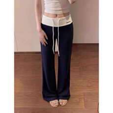 批发[官图 广州原版曼巴棉280克+绣花工艺】 垂感修身显瘦运动<b class='q'>裤</b>