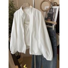 批发韩国防晒衣薄款立领外套休闲冲锋衣<b class='q'>夏</b>季户外休闲运动夹克上衣女