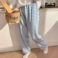批发2026年春秋新款云朵棉女款卡通可爱睡裤长裤舒适简约可外穿单裤