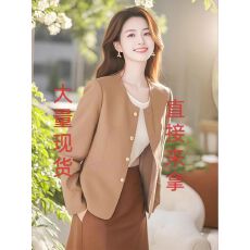 批发2025秋季新款韩系小众设计感休闲名媛气质<b class='q'>小西装</b>外套