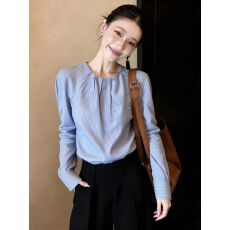 批发2026春季新款简约<b class='q'>休闲</b>随性慵懒松弛舒适百搭长袖衬衫