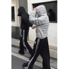 批发美式新概念阔腿裤男女春<b class='q'>夏</b>季百搭运动裤徽章卫裤宽松休闲长裤子