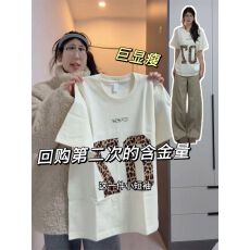 高品质纯棉200克100%棉精梳紧密优质做工前印花短袖t恤女