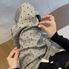 批发【立体腰头】设计感爱心印花长<b class='q'>裤子</b>女早秋高腰显阔腿裤休闲山本裤