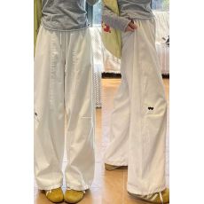 批发刺绣大酷速干工装裤女夏季薄款2026新款今年流行梧桐裤阔腿<b class='q'>运动</b>裤