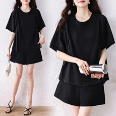 批发实拍2026夏装新款时尚气质百搭胖妹妹显瘦遮肉宽松大码上衣洋气女