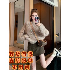 批发重磅低调又不失奢华设计美拉德毛衣女秋<b class='q'>冬</b>季加厚针织衫半身裙套装