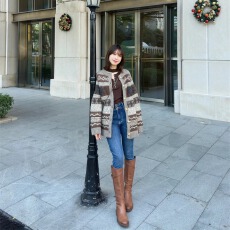 批发双扣<b class='q'>高腰</b>加绒铅笔牛仔裤女2026春季季弹力修身显瘦小脚裤九分裤子