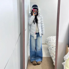 批发<b class='q'>大码</b>胖MM水洗磨白高腰牛仔<b class='q'>裤</b>女春季新款超好看高街宽松阔腿<b class='q'>裤</b>