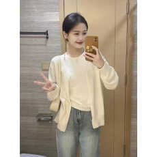 批发时尚洋气套装上衣女针织开衫吊带背心两件套新款休闲<b class='q'>宽松</b>外搭毛衣