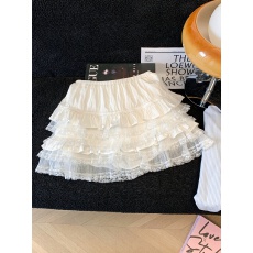 批发时尚芭蕾风蕾丝花边蓬蓬<b class='q'>短裙</b>蛋糕裙<b class='q'>半身裙</b>女2026早春新款a字裙子