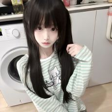 批发【纯棉】<b class='q'>日系</b>软妹条纹t恤女秋冬新款卡通<b class='q'>甜美</b>长袖上衣ins潮