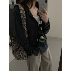 批发原版面料 假两件<b class='q'>短</b>外套单排扣上衣女开衫新款宽松薄款秋季