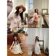 批发人棉260克设计感趣味小马刺绣羊毛<b class='q'>长袖</b><b class='q'>T</b><b class='q'>恤</b>