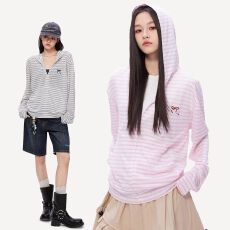 批发原版做工 刺绣+双层帽【广州莱赛尔面料】连帽防晒罩衫女