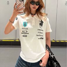 批发夏季冰丝薄款短袖t恤<b class='q'>男</b>士半袖体恤夏装上<b class='q'>衣服</b>有领棉感潮牌polo衫