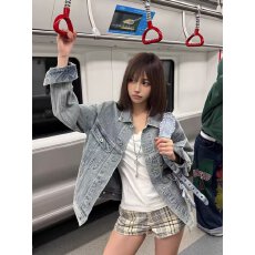 批发2026春季新款复古港风韩版长袖牛仔衣宽松百搭短外套女夹克<b class='q'>上衣</b>