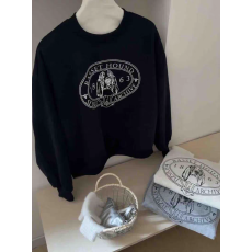 批发<b class='q'>韩国</b>东大门2025秋装新款时尚加绒加厚<b class='q'>卫衣</b>字母印花休闲宽松上衣