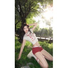 批发【1*1纯棉 常规款正肩常规<b class='q'>短袖</b> 高弹力新款夏季修身显瘦洋气上衣