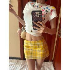 批发1*1纯棉 常规款正肩常规<b class='q'>短袖</b> 高弹力新款夏季修身显瘦洋气上衣