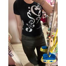 批发美式复古印花短袖<b class='q'>t</b><b class='q'>恤</b>女夏季短款弹力修身显瘦休闲上衣