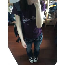 批发美式复古<b class='q'>印花</b>短袖t恤女夏季短款弹力修身显瘦休闲上衣
