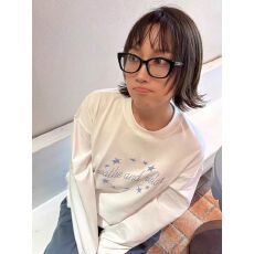 批发高质量长袖<b class='q'>T</b><b class='q'>恤</b>21支<b class='q'>纯棉</b>220克棉后包领春秋新款圆领印花上衣