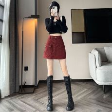 批发高腰牛仔半身裙女<b class='q'>春</b>夏季2026年新款辣妹显瘦a字防走光包臀短裙子