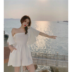 批发已出货 <b class='q'>连体裤</b>裙套装女夏季新款胖mm遮肉显瘦小西装两件套