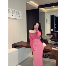 批发已出货 秋季时尚套装高腰<b class='q'>包臀</b><b class='q'>半身裙</b>长裙两件套