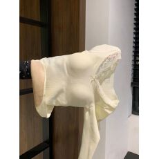 批发已出货 蕾丝蝴蝶结V领<b class='q'>打底衫</b>女修身<b class='q'>加绒</b>上衣