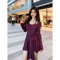 批发已出货 新款蕾丝拼接<b class='q'>连衣裙</b>子巨好看